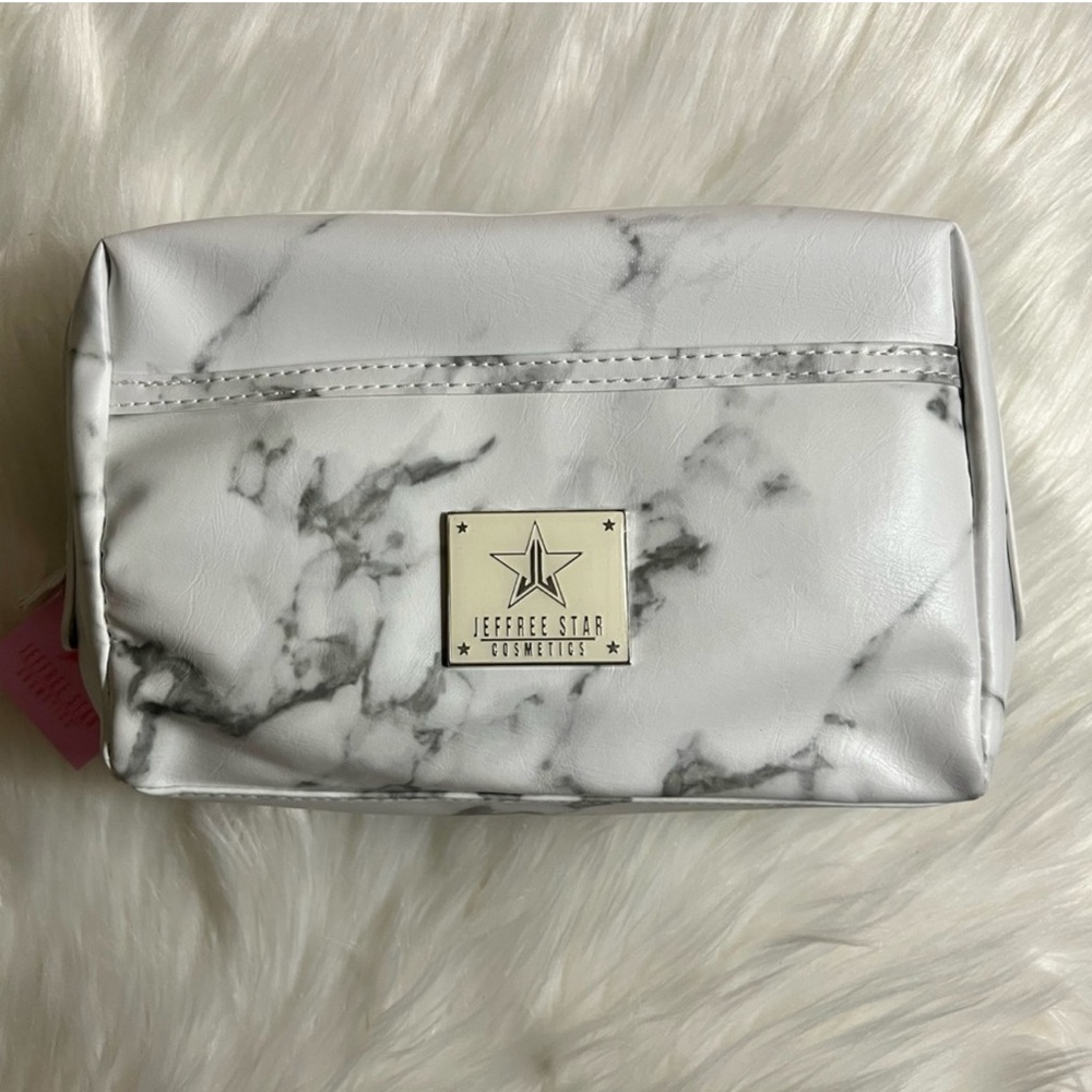 Jeffree Star-WHITE MARBLE MAKEUP BAG